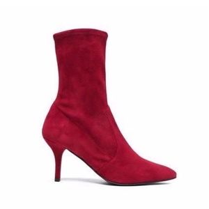 Stuart weitzman red sock boots. Size 7